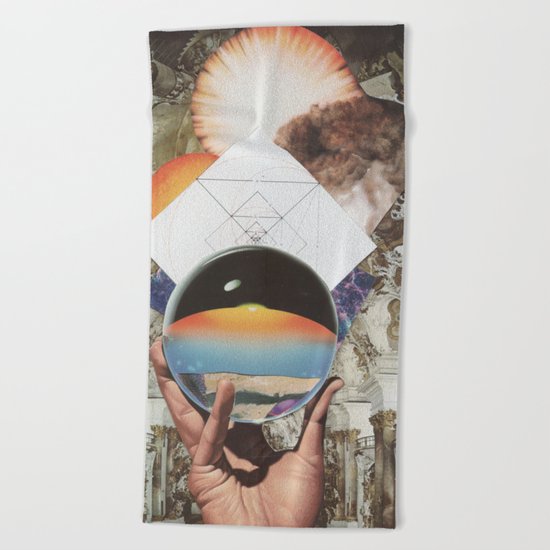 Hand of Symmetry Beach Towel