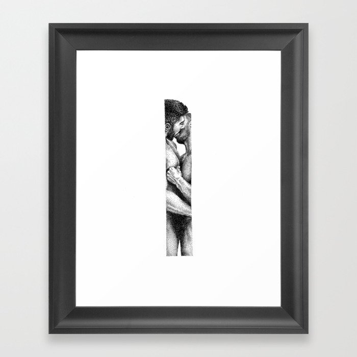 Kiss NOODDOOD Strip Framed Art Print