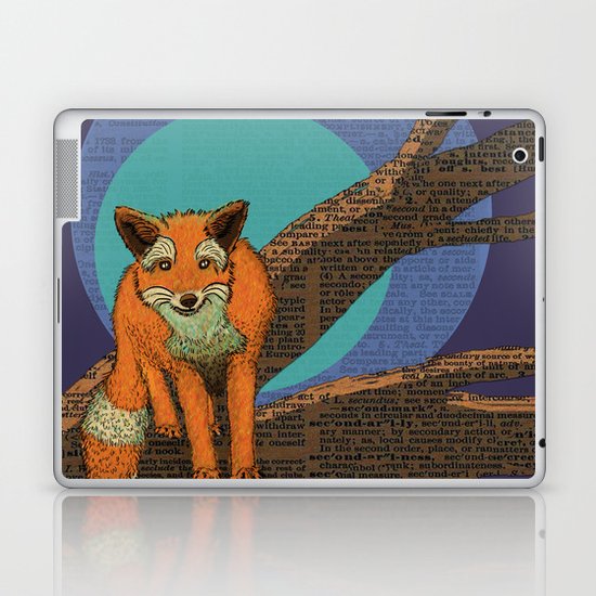 Fox at night Laptop & iPad Skin