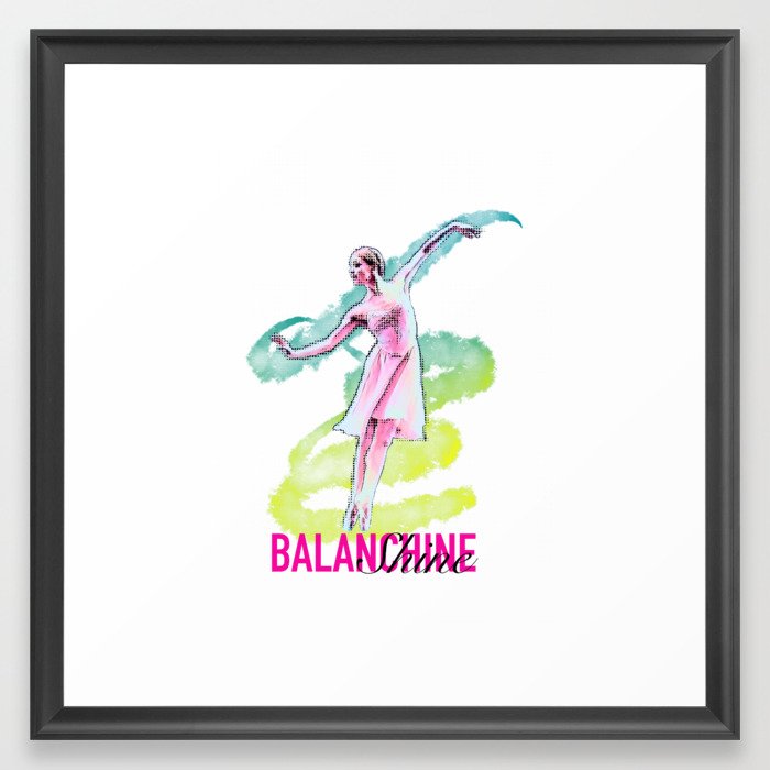 Balanchine, balan-shine like a diamond Framed Art Print