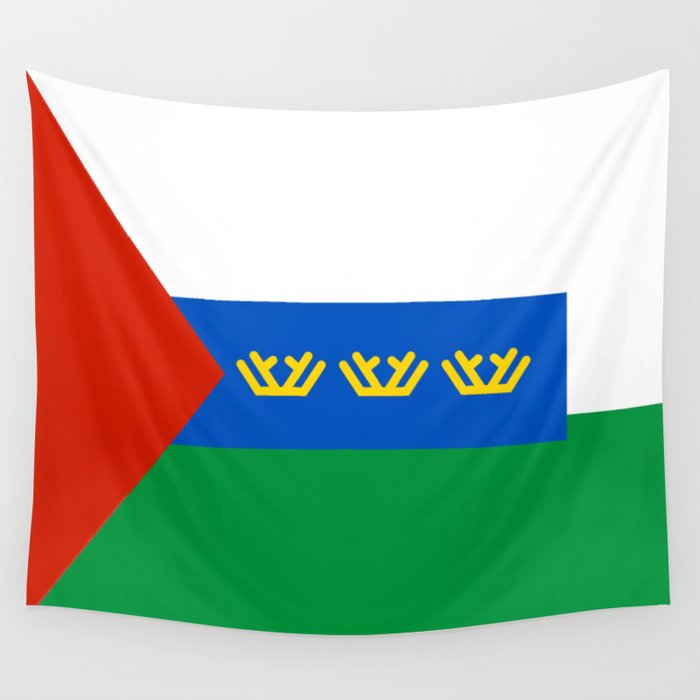 flag of Tyumen Wall Tapestry