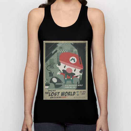 mario bros 4 fan art Unisex Tank Top