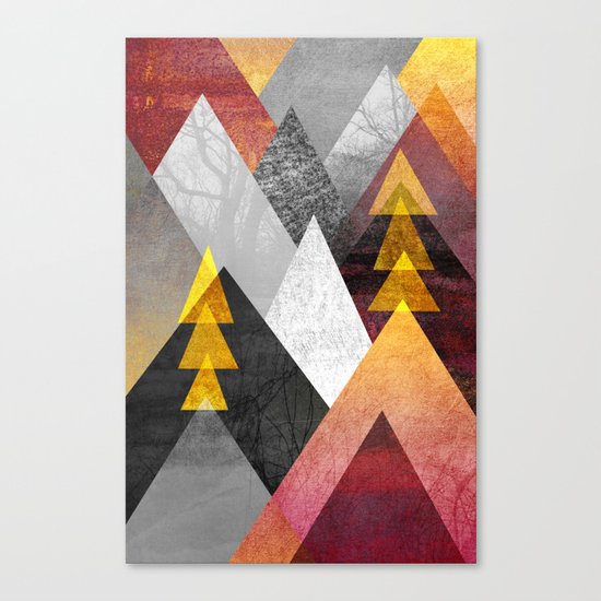 Mountaintops Canvas Print