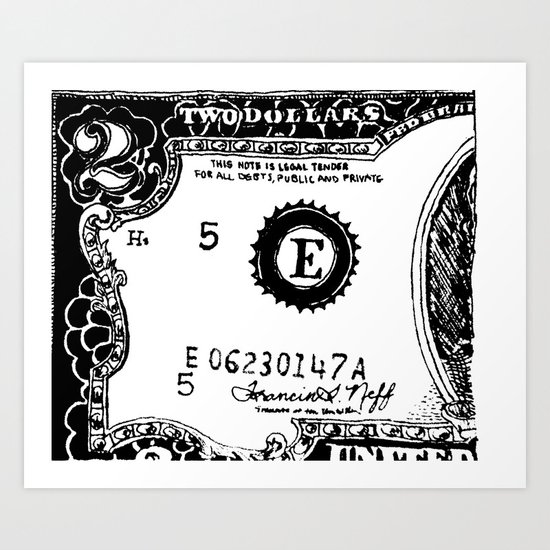 TWO Art Print