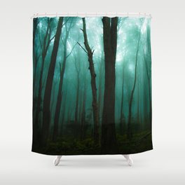 Scary Forest Shower Curtain
