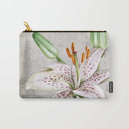 Macro Flower #3 Carry-All Pouch