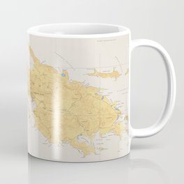 Vintage Map of St Thomas (1922) Coffee Mug