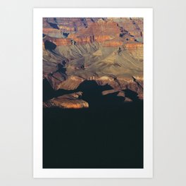 Rainbow Skyline, Mountain Landscape, Grand Canyon National Park, Photo Art Print Art Print