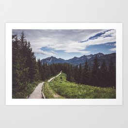 Greetings from the trail - Landscape and Nature Photography Art Print