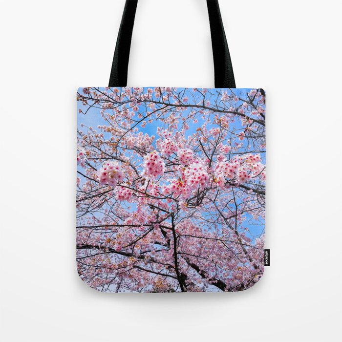 Sakura Flowers |  Cherry Blossom | Japanese | Floral | Bloom | Seasonal | Travel Photography Painting Tote Bag