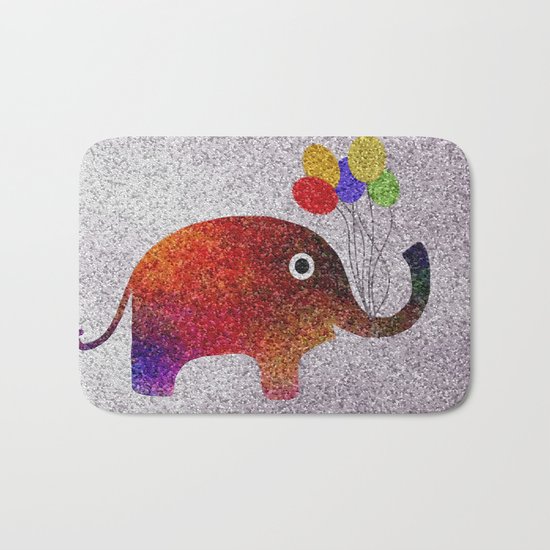 Children Elephant Bath Mat