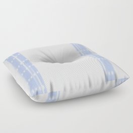Very Peri White Stripes  Floor Pillow
