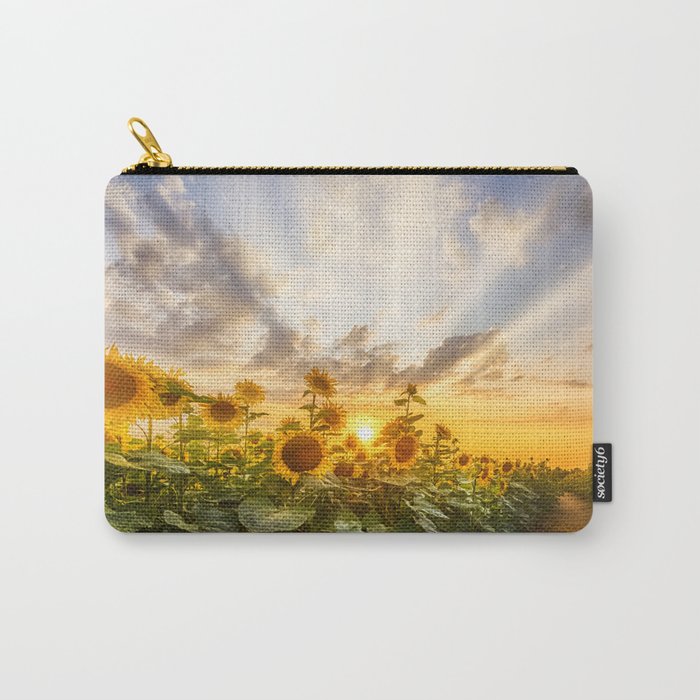 Path through the sunflower field Carry-All Pouch