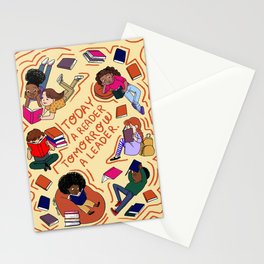 Today a reader Stationery Card