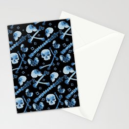 Dem Bones - Black Stationery Cards