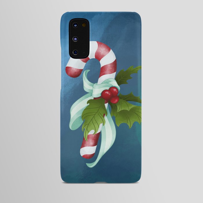 Christmas Night Candy Cane Android Case