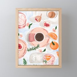 Still Life with Coffee Framed Mini Art Print