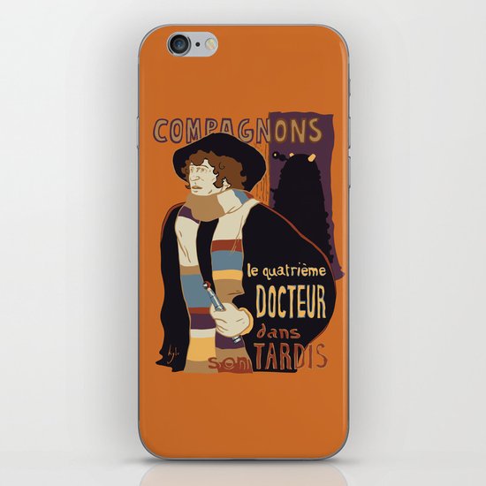 Le Fourth Doctor iPhone & iPod Skin