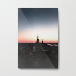 New York City Skyline - Sketch Art Metal Print