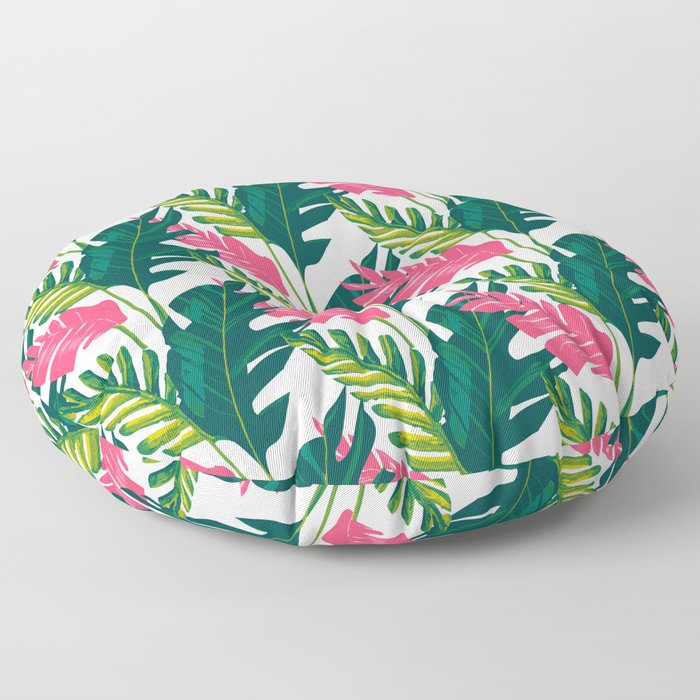 Fresh Palm  Floor Pillow