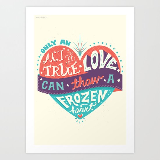 Act of True Love Art Print