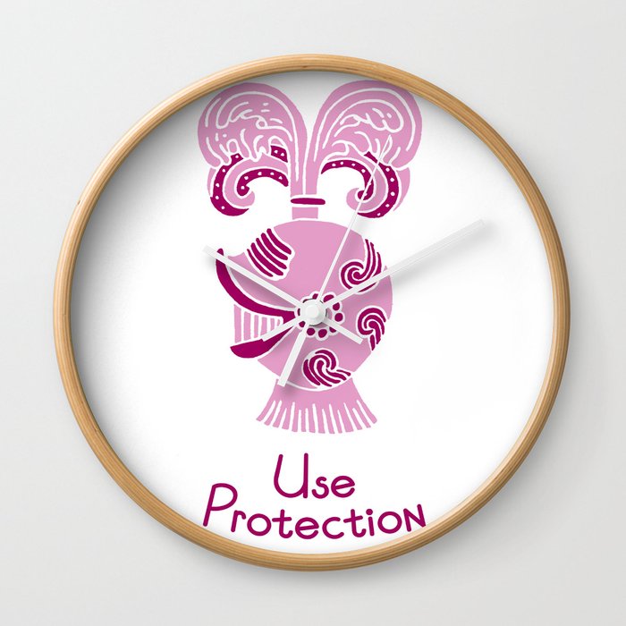Use Protection Wall Clock