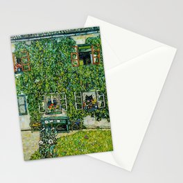 Gustav Klimt - The House of Guardaboschi Stationery Card