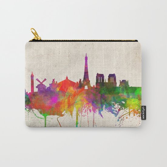 Paris skyline Carry-All Pouch