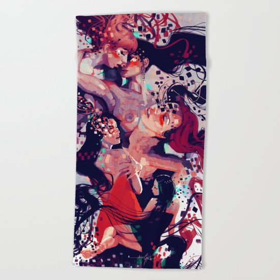 PLEASURES OF A GIRLS Beach Towel
