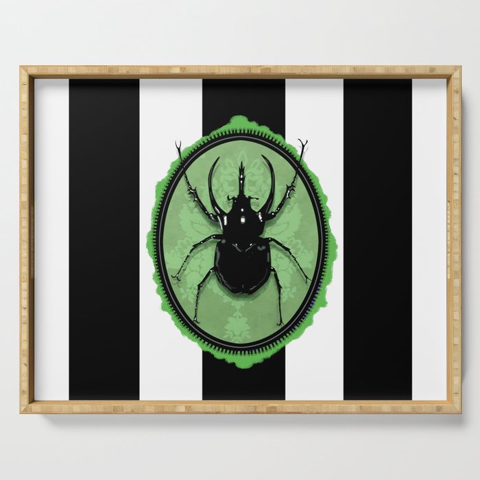 Juicy Beetle GREEN Serving Tray