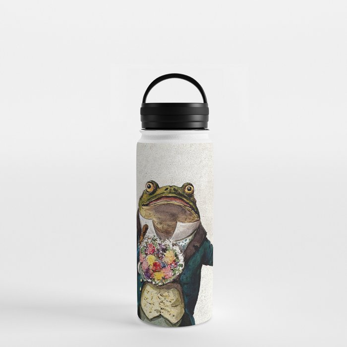 Gentleman Frog by George Hope Tait from 1900 Water Bottle