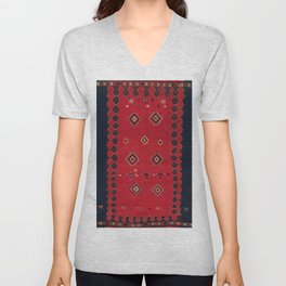 Azeri South Caucasus Azerbaijan Flatwoven Cover V Neck T Shirt