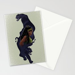 Colombian black panther Stationery Cards
