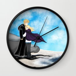 Sophie and Keefe Wall Clock | Books, Beach, Painting, Digital, Nature 