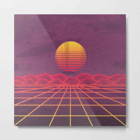 Neon Dream's Metal Print