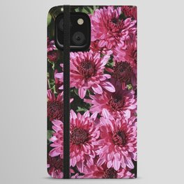 Pink Chrysanthemums iPhone Wallet Case