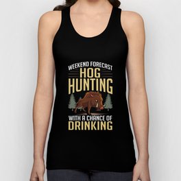 Hog Hunting Boar Hunter Wild Unisex Tank Top