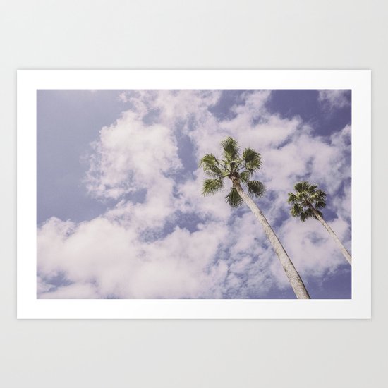 PALMS BEACH Art Print