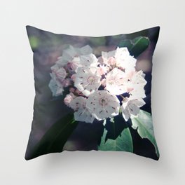 Mountain Laurel Throw Pillow