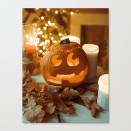 Spooky Halloween Scenes Canvas Print