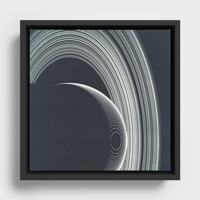 Saturn Framed Canvas