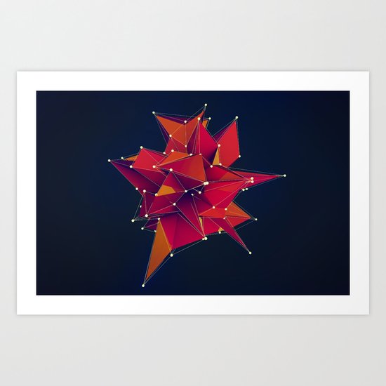 Architecture Polygons Art Print
