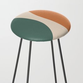Modern Minimal Arch Abstract LXXXIX Counter Stool
