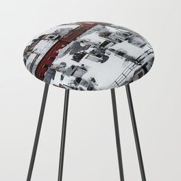 Winter in New York City Counter Stool