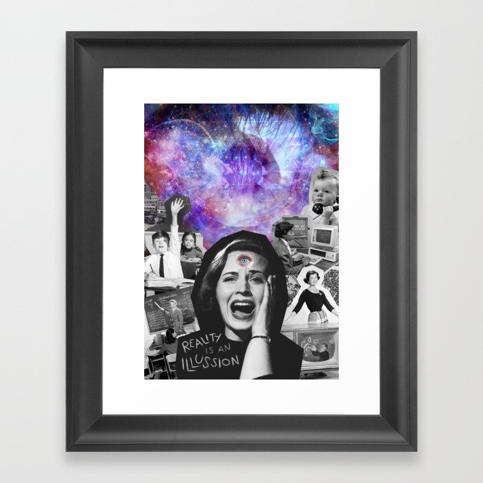 Reality is an Illusion Framed Art Print