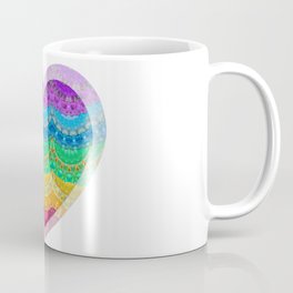 Colorful Love Heart Art - You Are Loved Mug
