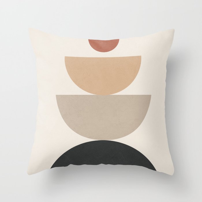 Geometric Modern Art 31 Throw Pillow