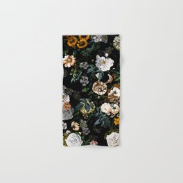 Floral Night Garden Hand & Bath Towel