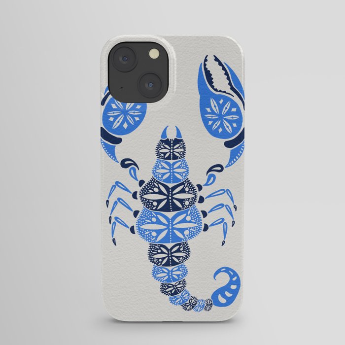 Blue Scorpion iPhone Case