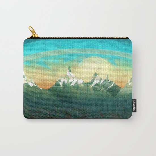 Mountains abowe the blue sky Carry-All Pouch